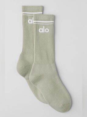 ALO Yoga Unisex Throwback Sock Medium